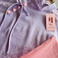 Shifted Pink/Purple Button Gam Ao Dai Set AoDaibyCuteSass