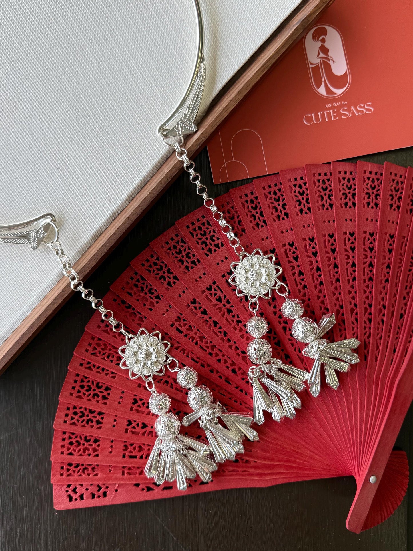 Kiềng cổ - Metal Round Necklace AoDaibyCuteSass