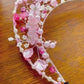 LUNA FLORA Pink Sakura Garden Head Piece #3