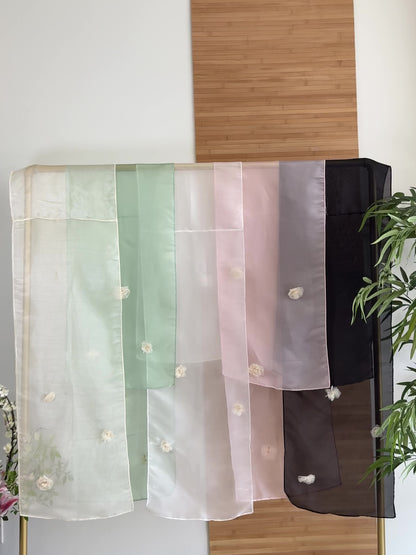 Vân - Water Lily Chiffon Scarf