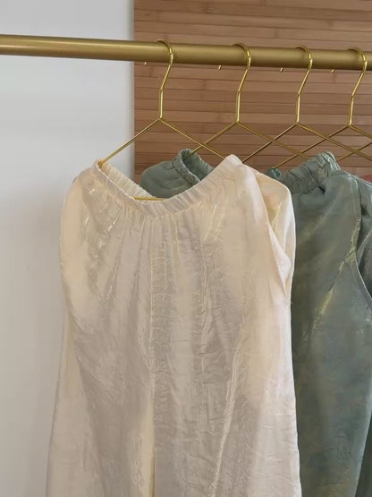 Vân - Silk Pants with Pockets, No Top 62-64A
