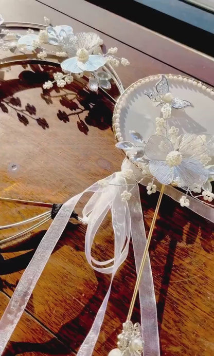 LUNA FLORA Metallica Blossom Mini Fan #1