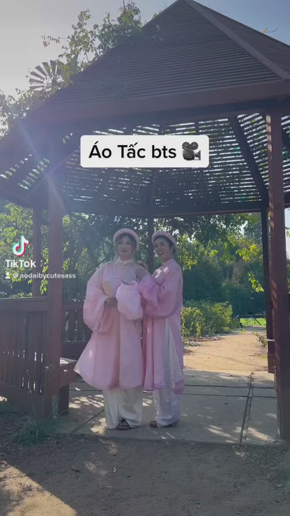 Áo Tấc - Red Wine (Top, No Headband, No Pants)