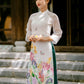 White Floral Garden Ao Dai SetAo Dai Set