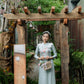Blue Sparkle Embroidery Lua Xuoc Ao Dai Set 
