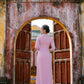 Tay Thi Silk Plain Ao Dai Set (Pink, White, Purple, Yellow) | Pre-made Traditional Vietnamese Ao Dai| Women Ao Dai with Pants|Lunar New Year