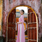 Tay Thi Silk Plain Ao Dai Set (Pink, White, Purple, Yellow) | Pre-made Traditional Vietnamese Ao Dai| Women Ao Dai with Pants|Lunar New Year