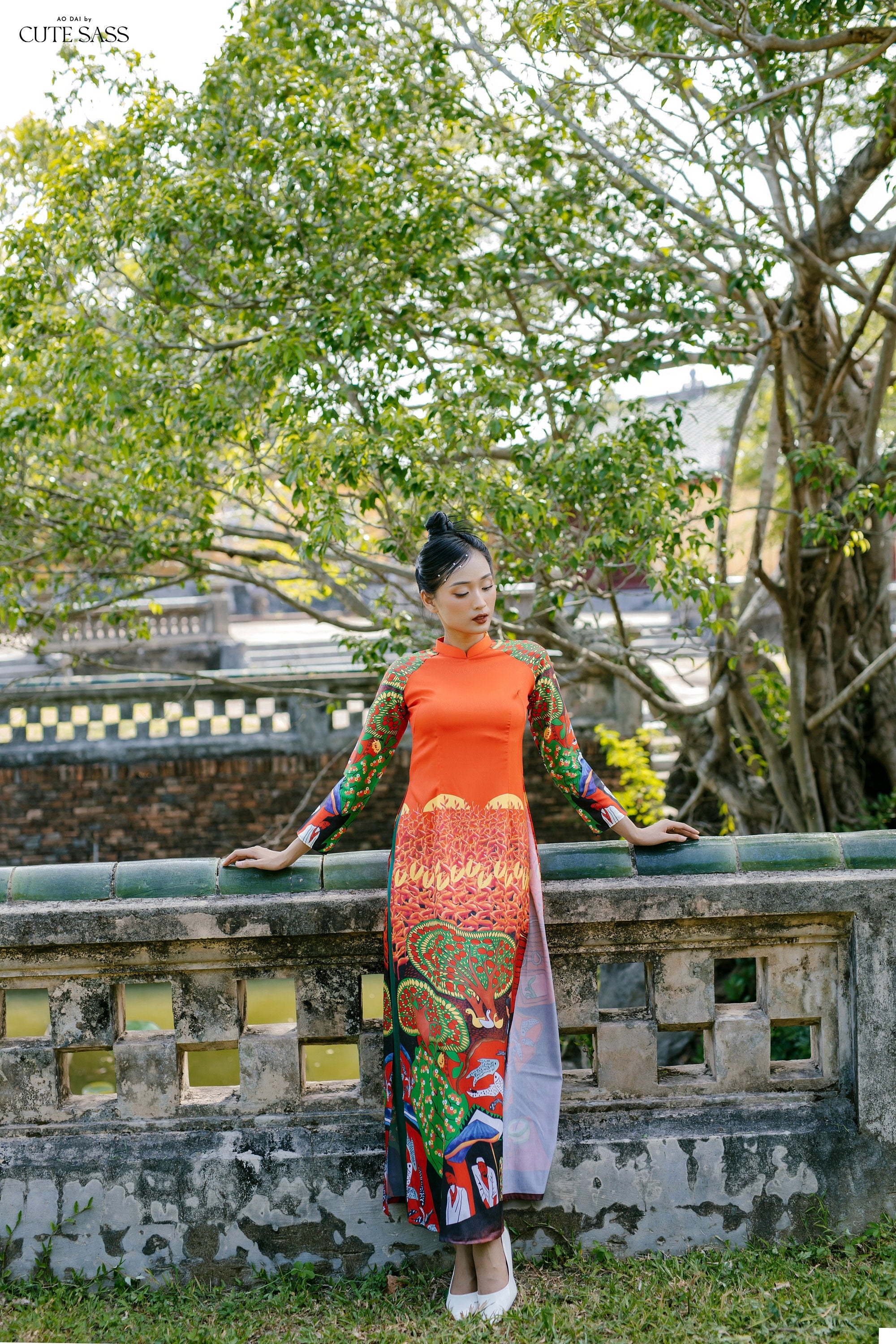 Ao dai silk sale