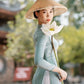 Tay Thi Silk Plain Ao Dai Set (Prussian, Mint, Black, Orange) | Pre-made Traditional Vietnamese Ao Dai| Women Ao Dai with Pants
