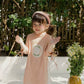 Blush Girl String Sleeve Ao Dai Set