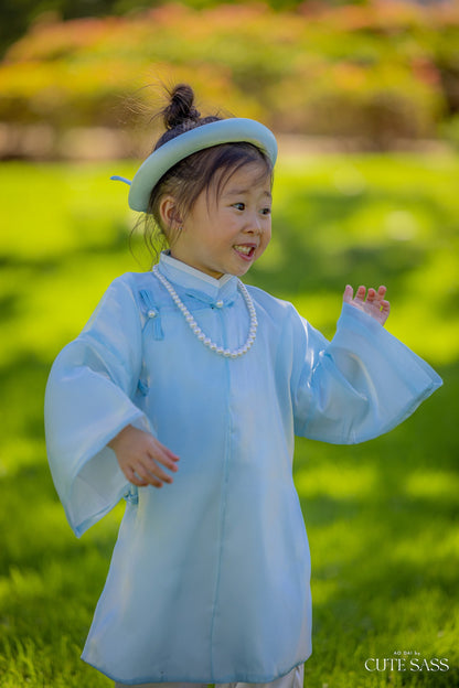 Girl Áo Tấc - Blue
