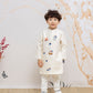 Boy White Cute Patterns Ao Dai