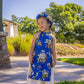 Girl Blue Yem with Headband