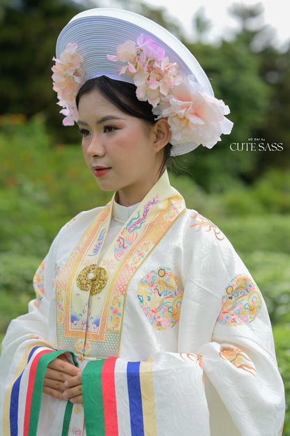 Áo Nhật Bình White - Nhat Binh Outer Top