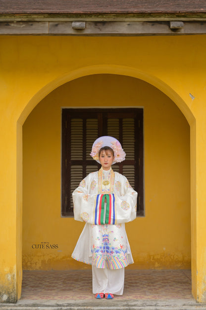 Áo Nhật Bình White - Nhat Binh Outer Top