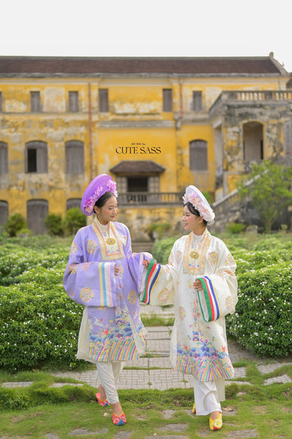 Áo Nhật Bình Purple - Nhat Binh Outer Top