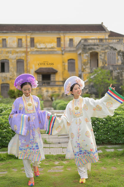 Áo Nhật Bình White - Nhat Binh Outer Top