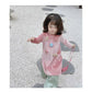 Girl Velvet Knit Daisy Ao Dai Set