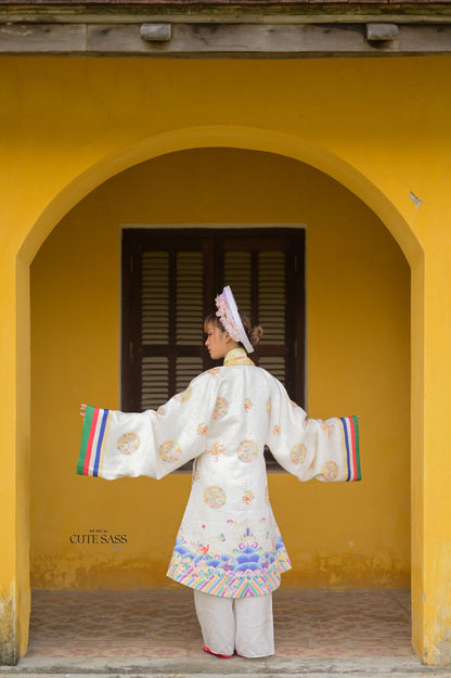 Áo Nhật Bình White - Nhat Binh Outer Top