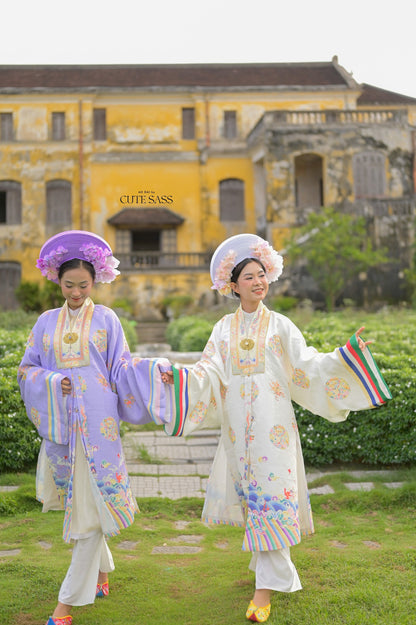 Áo Nhật Bình Purple - Nhat Binh Outer Top