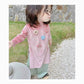 Girl Velvet Knit Daisy Ao Dai Set