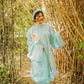 Áo Tấc - Mint Blue (Top and Headband, No Pants) | Ao Tac | Áo Ngũ Thân Tay Thụng | Ao Dai Truyen Thong | Pre-made Vietnamese Viet Phuc