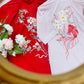 Shifted Embroidery Pink / Red Ao Dai Set |Pre-made Vietnamese Ao Dai|Women Ao Dai with Pants |Lunar New Year| Ao Dai Truyen Thong|