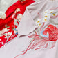 Shifted Embroidery Pink / Red Ao Dai Set |Pre-made Vietnamese Ao Dai|Women Ao Dai with Pants |Lunar New Year| Ao Dai Truyen Thong|