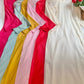 Shifted Chiffon Ao Dai Top Only, NO PANTS (6 Colors)