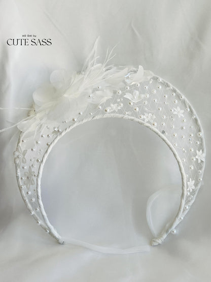 MOON Feather Head Piece