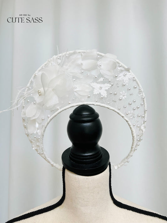 MOON Feather Head Piece