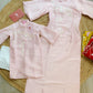 Mom and Daughter Pink Ribbons Matching Ao Dai Set