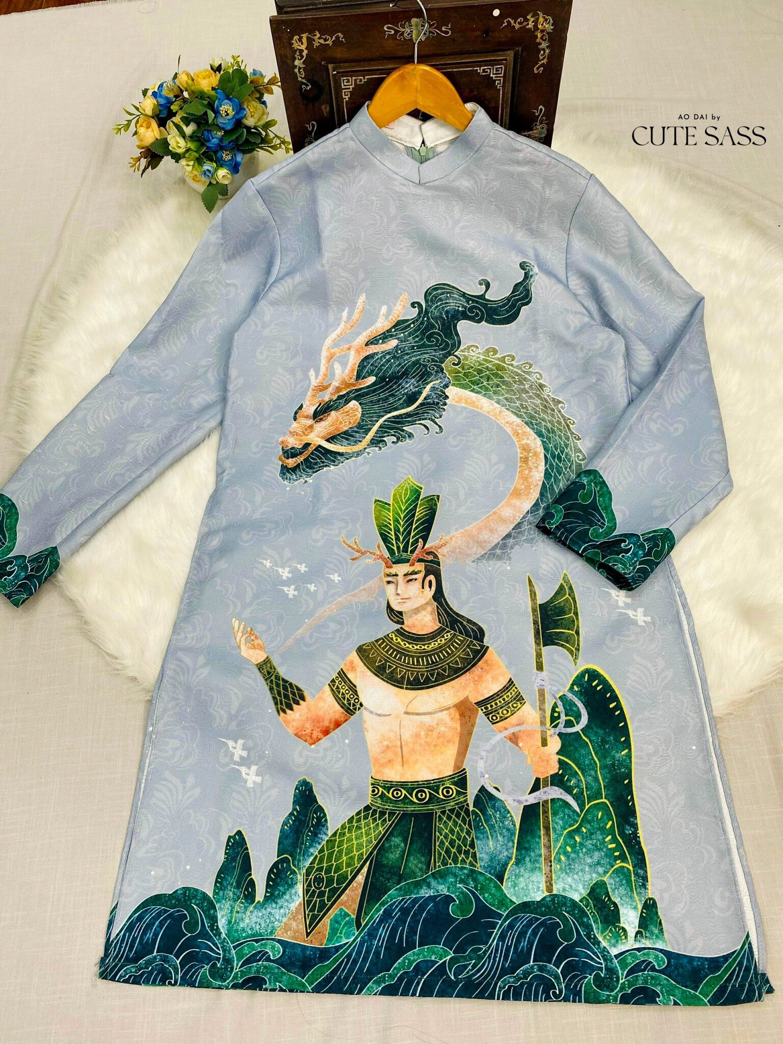 CAOSTU - LOP LANG AO DAI FOR MEN