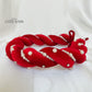 Twisted Sparkle Velvet Headband - Mấn | Pre-made Vietnamese Ao Dai Accessories | Vietnamese Accessories | Wedding Ao Dai Headband