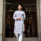 Men Gray Gam Silk Ao Dai Set| Pre-made Traditional Vietnamese Ao Dai| Lunar New Year | Ao Dai for Dad, Boy | Ao Dai Tet|H4