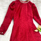 Pearl Silk Ao Dai Set (3 Colors) |Pre-made Modernized Vietnamese Ao Dai | Lunar New Year| Ao Dai Cach Tan With Pants| Ao Dai Truyen Thong|C4