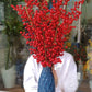 Red Berry Stem 40" Tall - Tet Decoration