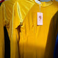 Yellow Velvet Ao Dai Top Only, NO PANTS