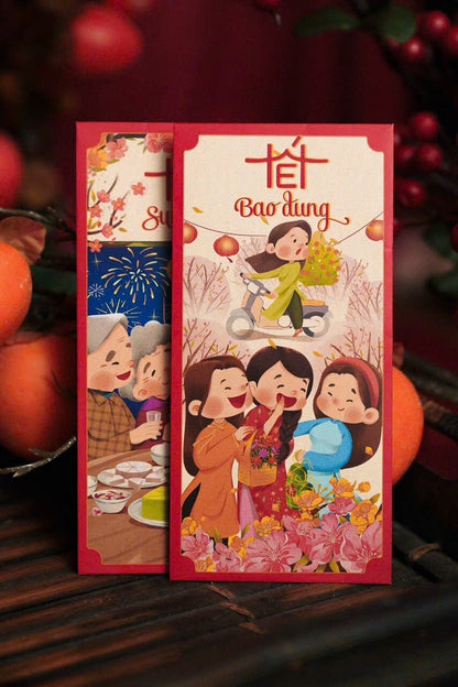 Bao Lì Xì - FAMILY Lucky Envelope | Tet Lucky Money Emvelope