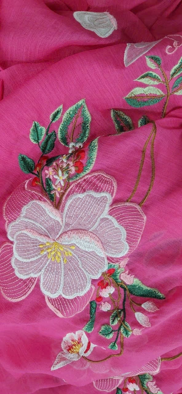Shifted Pink Floral Ao Dai Set | Pre-made Modernized Vietnamese Ao Dai | Pastel Ao Dai with Pants | Lunar New Year|