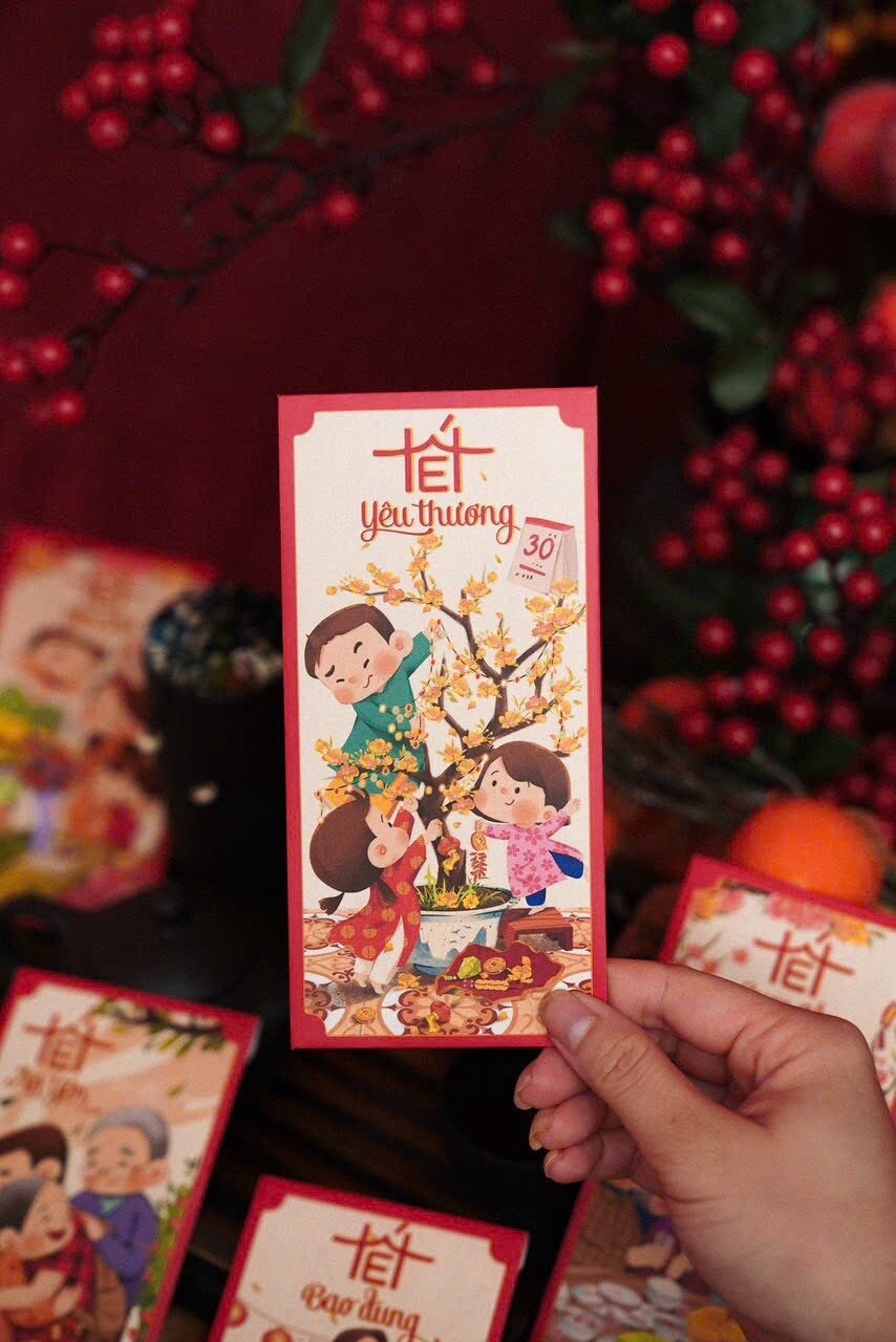 Bao Lì Xì - FAMILY Lucky Envelope | Tet Lucky Money Emvelope