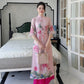 Hoa Vien - Light Pink Ao Dai Set | Pre-made Traditional Vietnamese Ao Dai| Women Ao Dai with Pants | Lunar New Year| Ao Dai Truyen Thong|