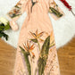 Diep Xuan - Beige Dragonfly Ao Dai Set | Pre-made Traditional Vietnamese Ao Dai| Ao Dai with Pants | Lunar New Year| Ao Dai Truyen Thong|