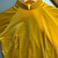 Yellow Velvet Ao Dai Top Only, NO PANTS